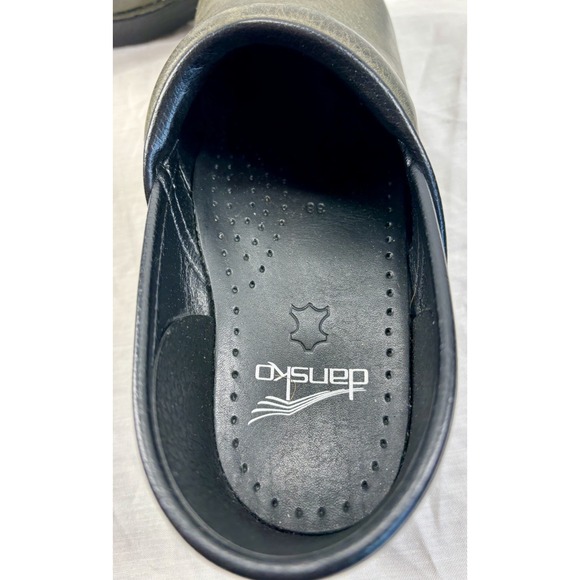 Dansko Professional Leather Clogs – Size 38 Olive Green - Picture 9 of 10